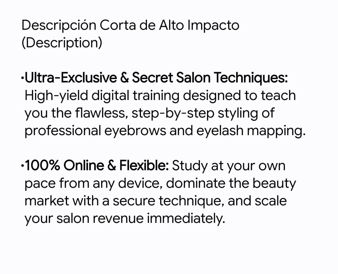 Flash Sale: Professional Brows & Lashes 2.0 Masterclass - Promo Relámpago: Masterclass Cejas y Pestañas Profesionales 2.0
