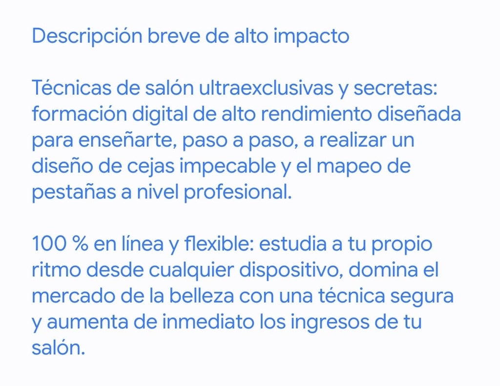 Flash Sale: Professional Brows & Lashes 2.0 Masterclass - Promo Relámpago: Masterclass Cejas y Pestañas Profesionales 2.0