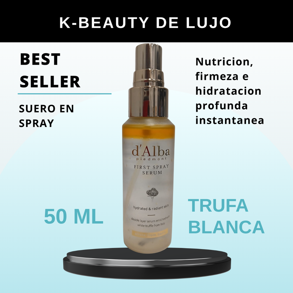d'Alba White Truffle First Spray Serum (50ml) - Brillo e Hidratación Glass Skin