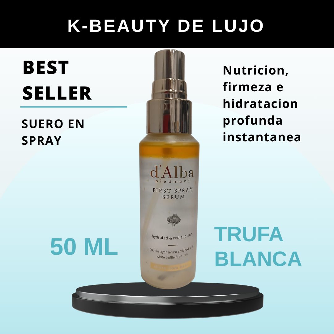 d'Alba White Truffle First Spray Serum (50ml) - Brillo e Hidratación Glass Skin