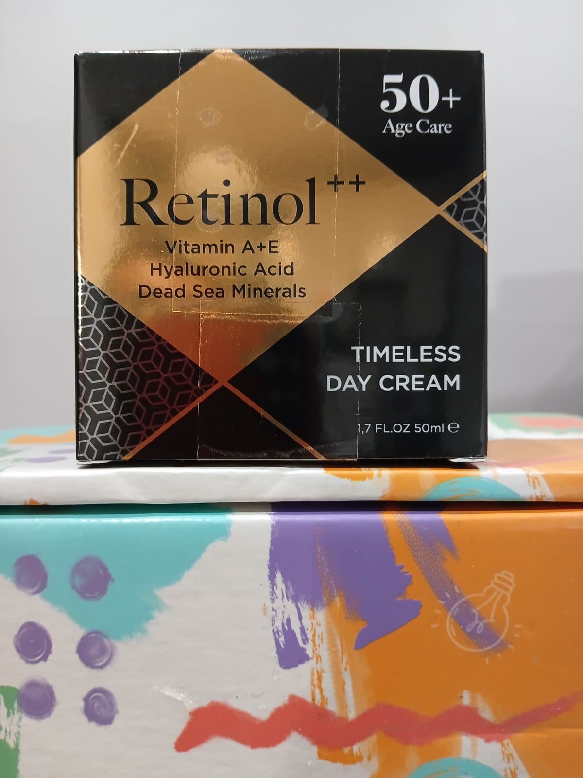 EDOM Retinol++ Timeless Day Cream 50+ Age Care (50ml) - Crema de Día Antiedad EDOM Retinol++ Timeless 50+ con Minerales del Mar Muerto (50ml)