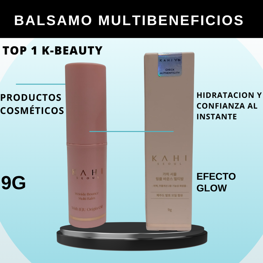 KAHI Wrinkle Bounce Multi Balm ( 9g )- Barra Antiarrugas viral Coreana