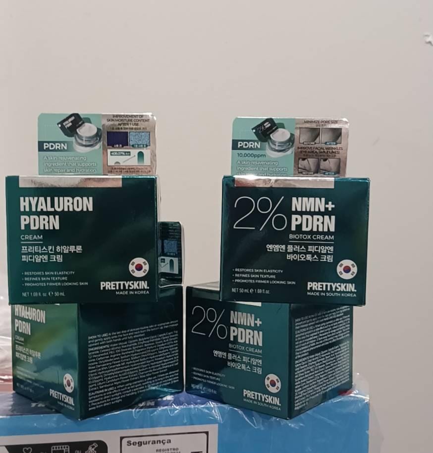PRETTYSKIN Hyaluron PDRN & 2% NMN + PDRN Biotox Day & Night Cream Routine Duo Kit - Kit Facial Antiedad Celular PRETTYSKIN – Crema de Día Hyaluron PDRN y Crema de Noche 2% NMN Biotox (2 x 50ml)