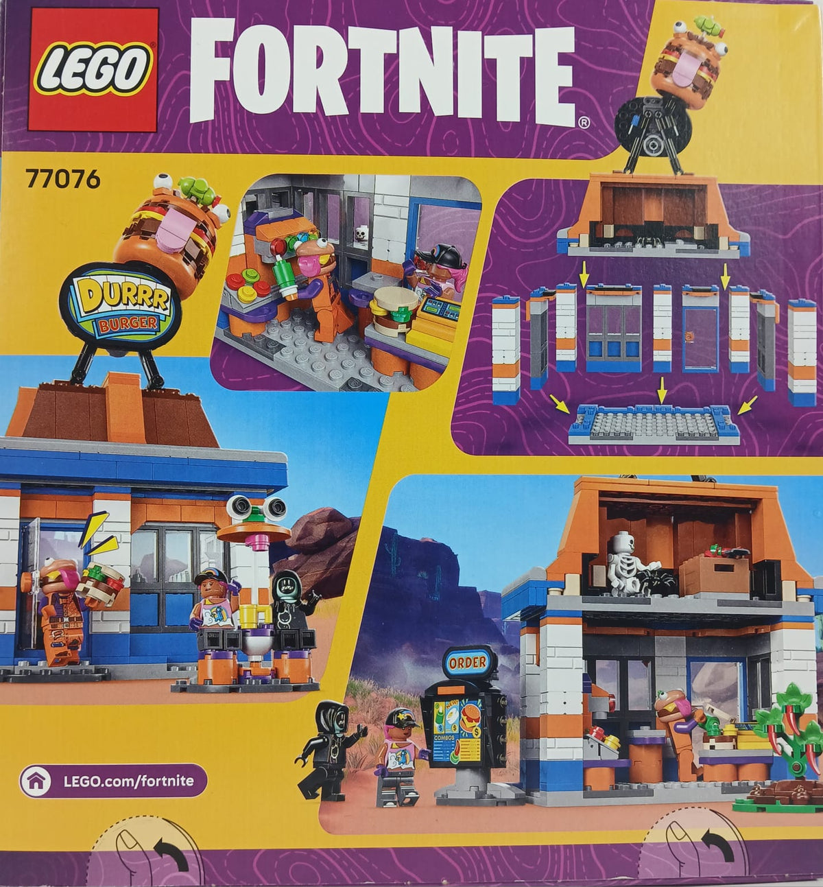 LEGO Fortnite 77076 (Durrr Burger Restaurant)-Set de Construcción de Restaurante de Hamburguesas