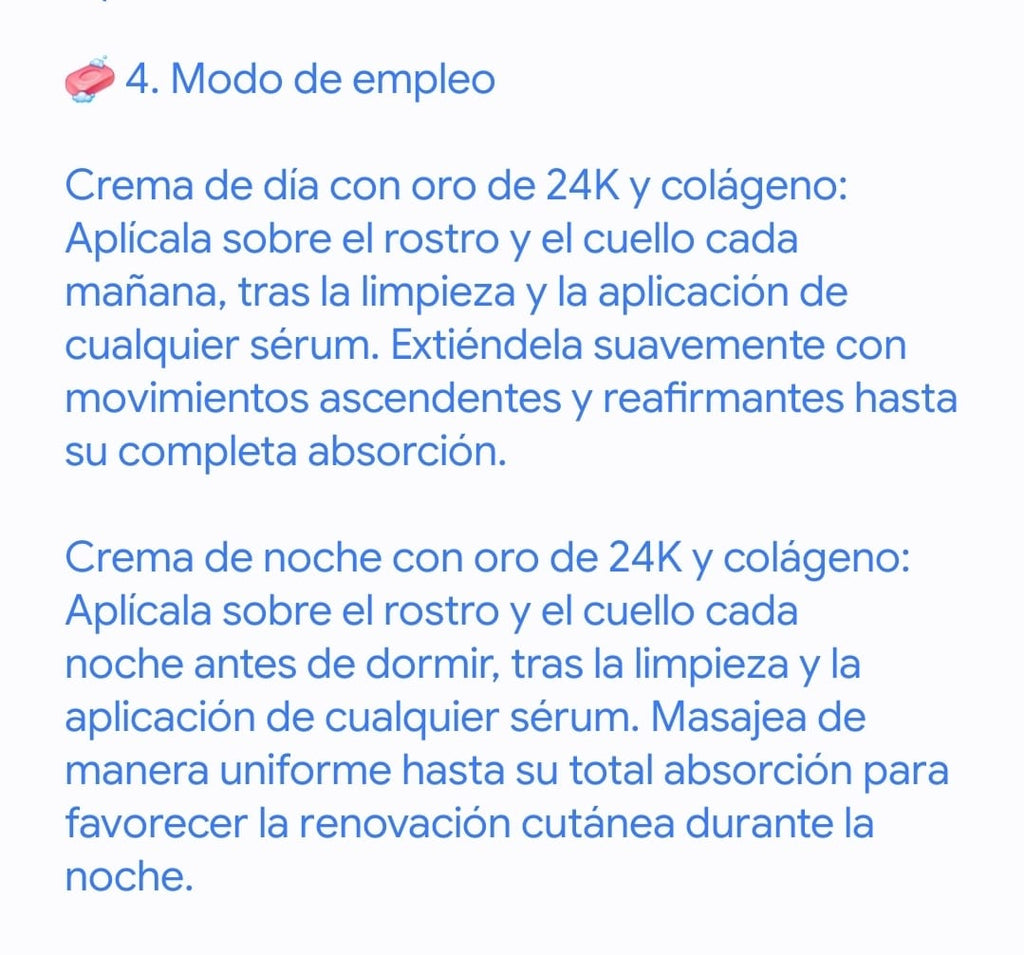 CB Clear Beauty 24K Gold & Collagen Firming Day & Night Cream Duo Pack (2 x 50ml) - Set Facial Reafirmante CB Clear Beauty Oro 24K y Colágeno Día y Noche (2 x 50ml)