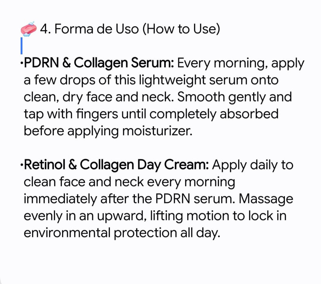 CB Clear Beauty PDRN & Collagen Serum with Retinol & Collagen Day Cream Premium Lifting Duo Kit - Kit de Rutina Facial Efecto Lifting CB Clear Beauty - Suero de PDRN y Crema de Día de Colágeno