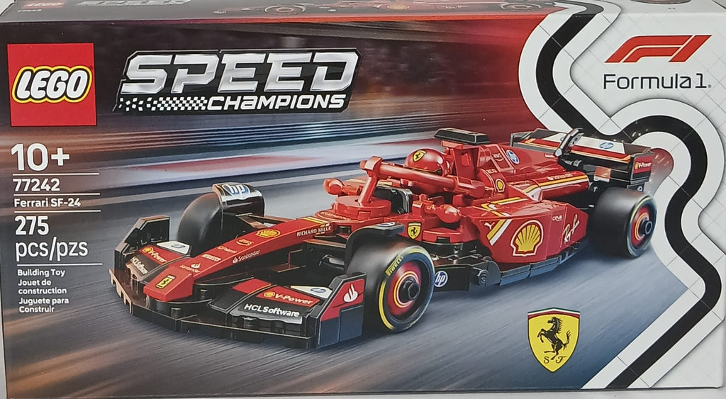 LEGO Speed Champions McLaren Formula 1 Race Car set  Ferrari SF-24 (LEGO Speed Champions- Auto de carreras McLaren Formula 1 set ferrari SF-24)