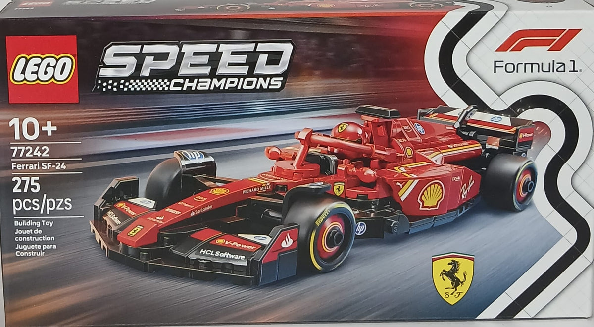 LEGO Speed Champions McLaren Formula 1 Race Car set  Ferrari SF-24 (LEGO Speed Champions- Auto de carreras McLaren Formula 1 set ferrari SF-24)