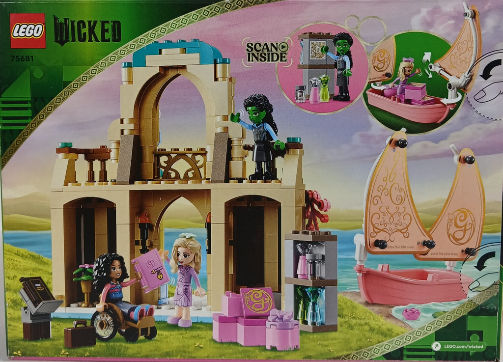 LEGO Wicked 75681 Glinda, Elphaba & Nessarose at Shiz University Set - Building Toy for Kids / Juguete de Construcción