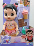 Hasbro Baby Alive Sweet Snacks Katie Kat Black Hair Doll Playset - Muñeca Baby Alive Katie Kat Dulces Golosinas Pelo Negro Hasbro