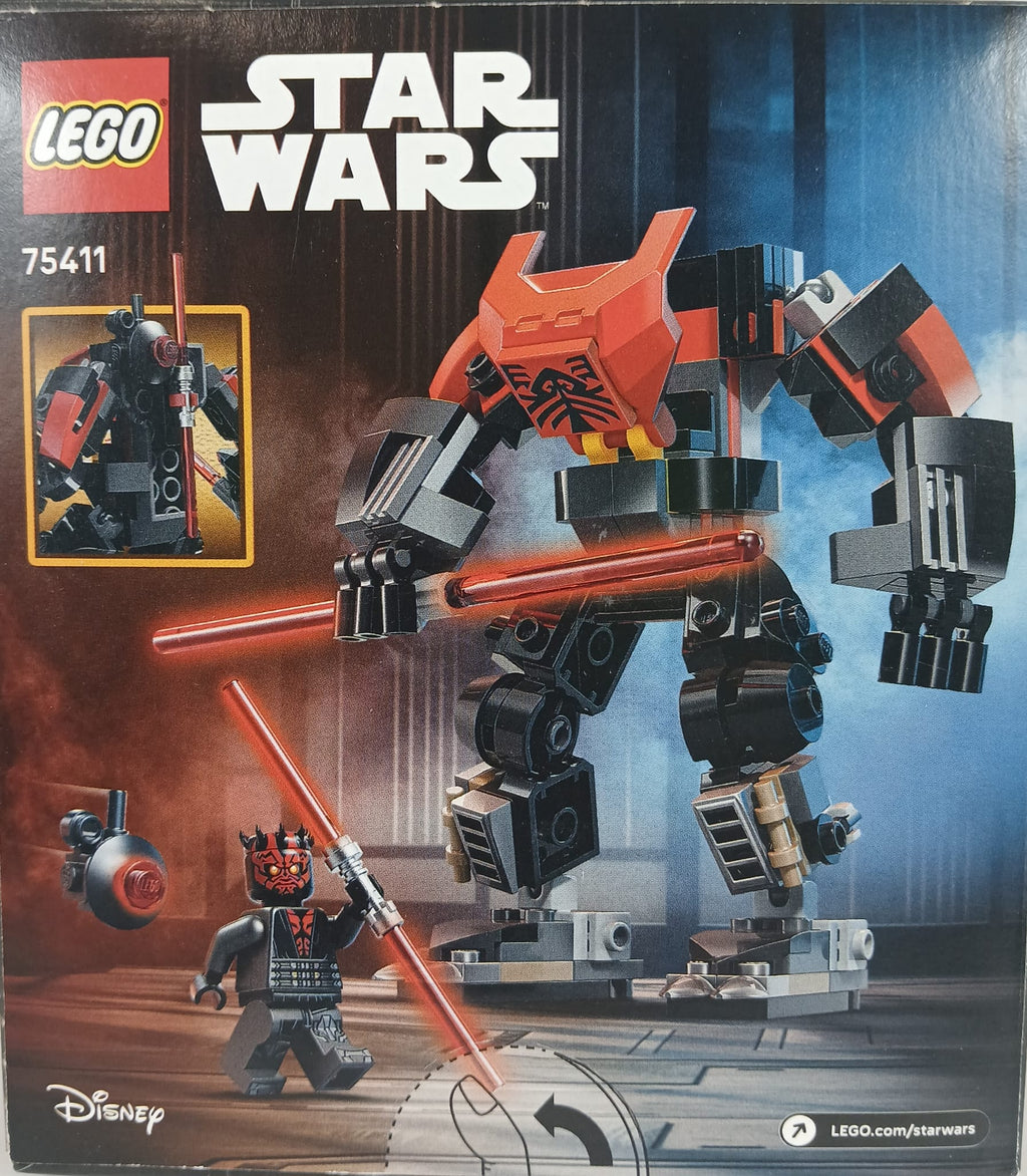 LEGO Star Wars 75411 Darth Maul Mech Building Toy Set 143 Pcs (LEGO Star Wars 75411 mech de Dart Maul -set de construccion 143 Piezas)