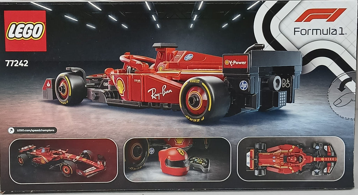 LEGO Speed Champions McLaren Formula 1 Race Car set  Ferrari SF-24 (LEGO Speed Champions- Auto de carreras McLaren Formula 1 set ferrari SF-24)