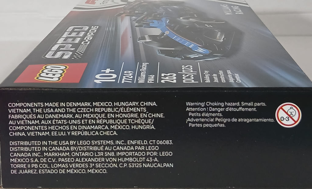 LEGO Speed Champions Williams Racing FW46 Formula 1 Race Car set (LEGO Speed champions-auto de Carreras Williams Racing FW46 Formula 1 set)