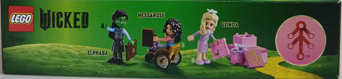 LEGO Wicked 75681 Glinda, Elphaba & Nessarose at Shiz University Set - Building Toy for Kids / Juguete de Construcción