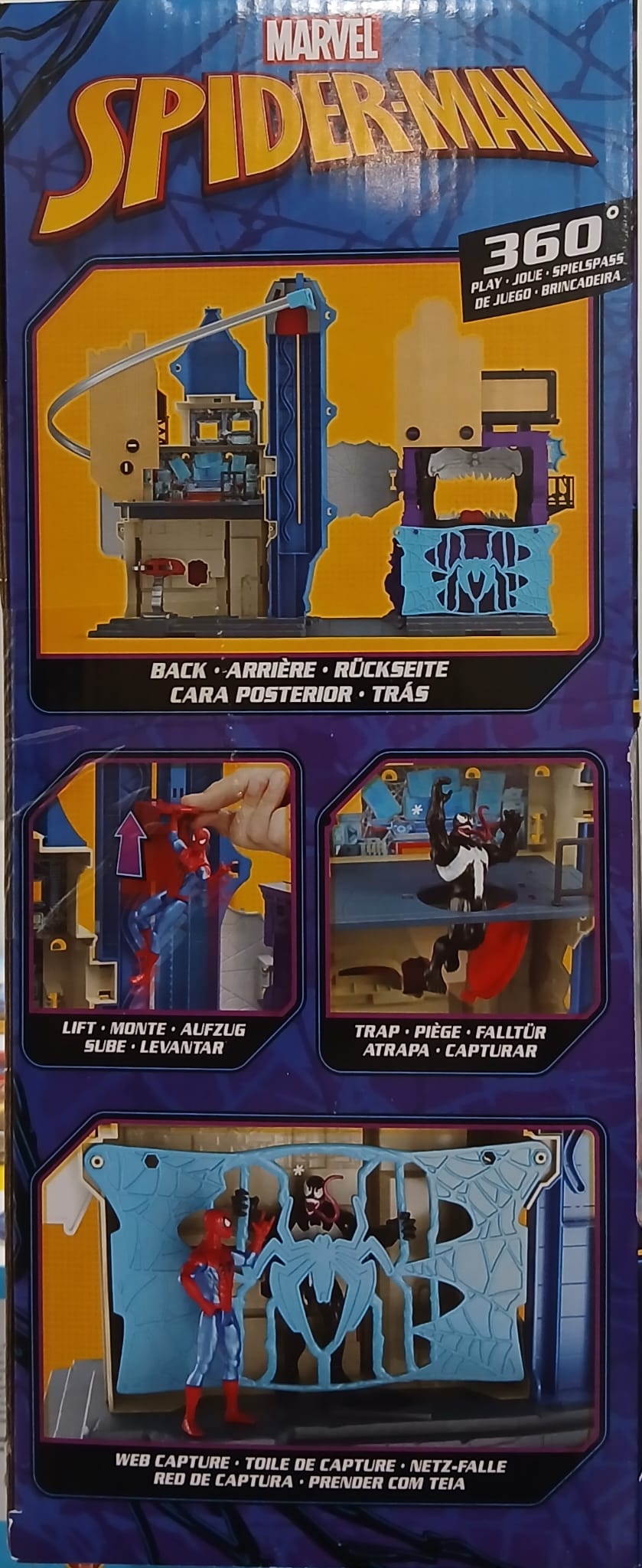 * Marvel Spider-Man Venom Versus Web Slinging City Playset *Set de Juego Marvel Spider-Man Venom Versus Ciudad Arácnida