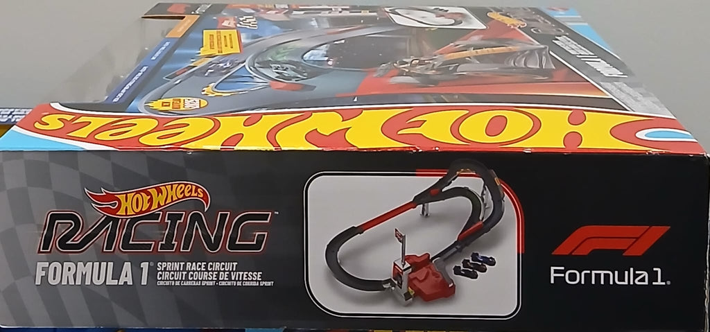 * Hot Wheels Racing Formula 1 Sprint Race Circuit Track Set with 3 Cars *Pista de Carreras Hot Wheels Racing Formula 1 Sprint Race Circuit con 3 Autos