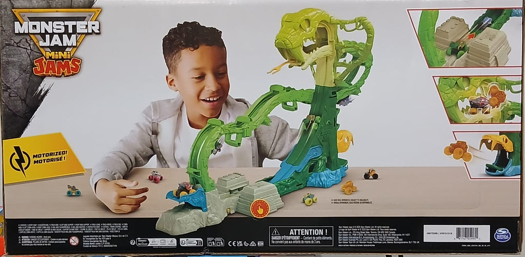 Monster Jam Mini Jams Cobra's Crazy Escape Playset / Set de Juego Monster Jam Mini Jams La Loca Escapada de la Cobra