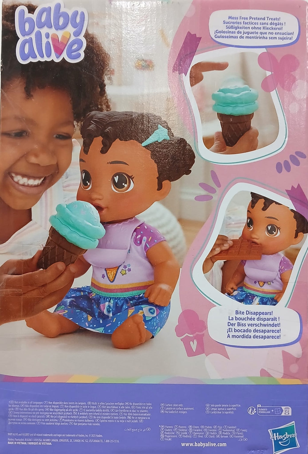 Hasbro Baby Alive Sweet Snacks Tilly Tinker Doll Playset - Muñeca Baby Alive Tilly Tinker Dulces Golosinas Mágicas Hasbro