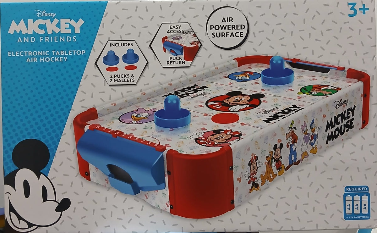 Marvel Spider-Man Electronic Tabletop Air Hockey Game by World Tech Toys - Mini Mesa de Air Hockey Electrónica de Marvel Spider-Man World Tech Toys