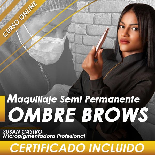 Online Masterclass: Ombre Brows Semi-Permanent Makeup (Maquillaje Semi Permanente Ombre Brows