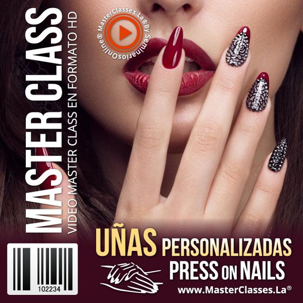 Press-On Nails Masterclass - Custom Luxury Designs & Home Business (Clase magistral de uñas postizas: diseños de lujo personalizados y negocio desde casa.)