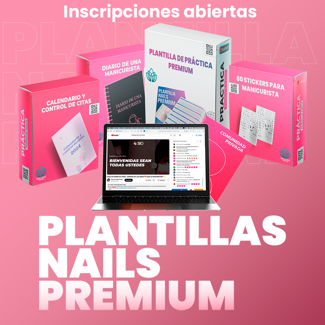 Nails Premium Toolkit - Ultimate Salon Templates, Calendars & Practice Sheets ( Kit de herramientas premium para uñas: plantillas, calendarios y hojas de práctica definitivas para salones de belleza.)
